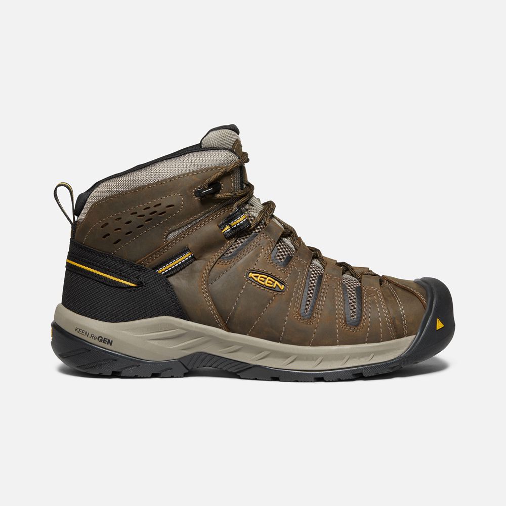 Keen Trekking Bot Erkek Kahverengi - Flint Ii (Steel Toe) - Türkiye WXUM37526